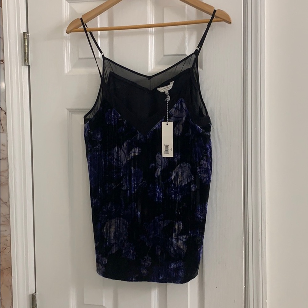 NWT L Lucky Brand Velvet Camisole